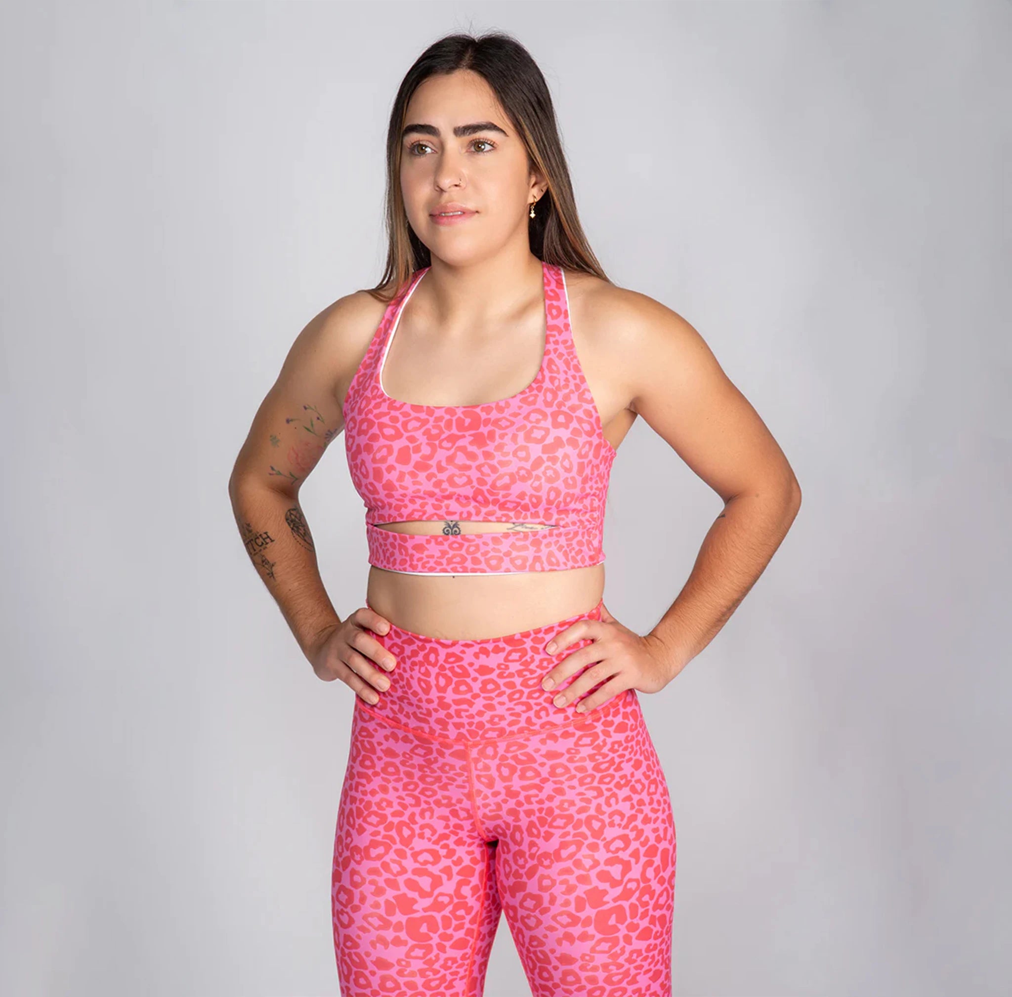 Top Deportivo Soft Estampado Tótem pink